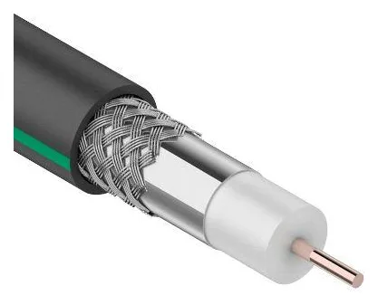 Кабель SAT 703B Cu/Al/Al (75%) 75Ом 100м черн. OUTDOOR (м) PROCONNECT 01-2436-1