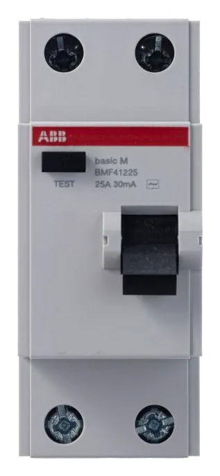 Выключатель диф. тока 2п 25А 30мА тип AC Basic M BMF41225 ABB 2CSF602041R1250