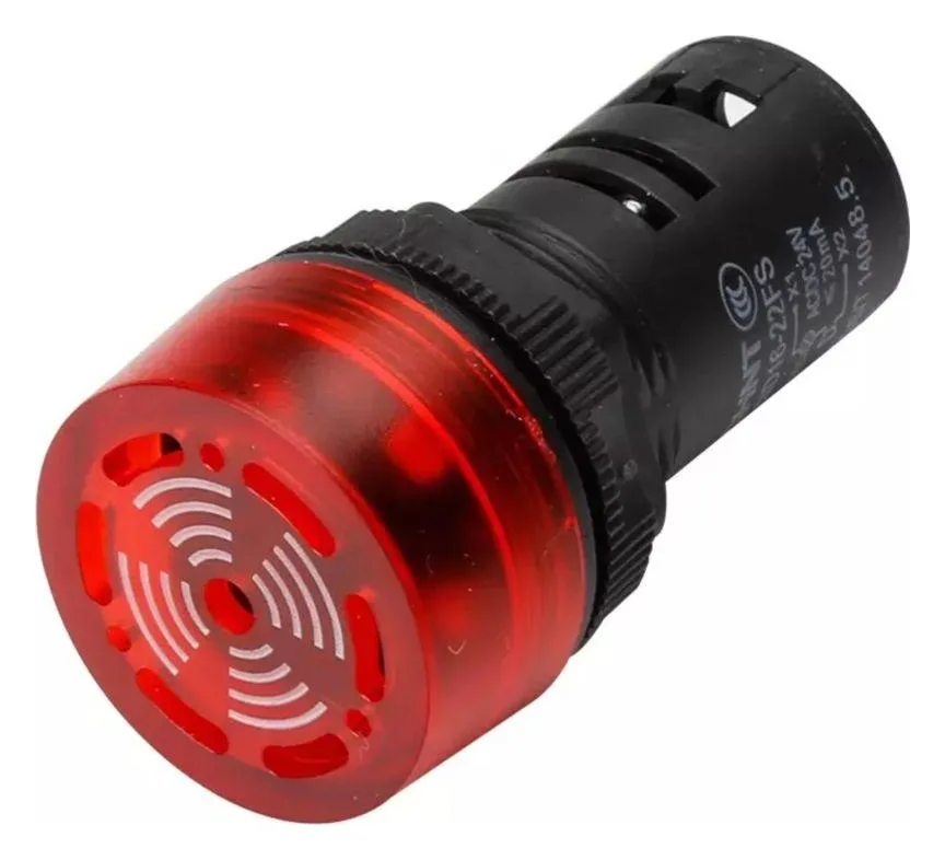 Сигнализатор звуковой ND16-22FS d22мм красн. LED AC/DC 24В (R) CHINT 593394