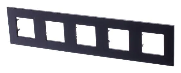 Рамка 5-м 10мод. Zenit антрацит ABB 2CLA227500N1801