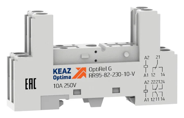 Розетка для реле OptiRel G RR95-82-230-10-V КЭАЗ 281176