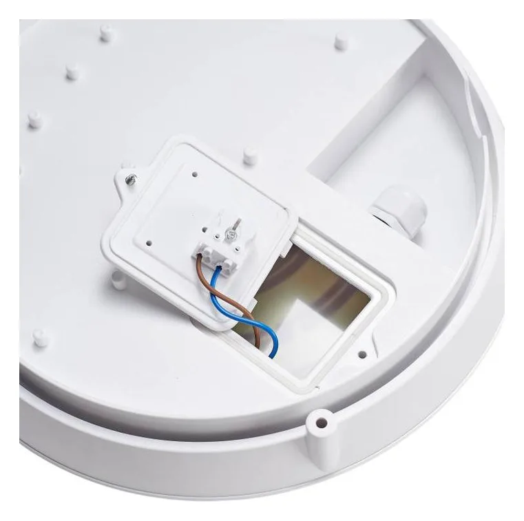 Светильник светодиодный WP 25 C 15W OP 940 D300 WH 300х300х93мм 15Вт 4000К IP66 пылевлагозащ. ЖКХ бел. Русский Свет 15072523329