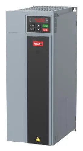 Преобразователь частоты VF-101-P15K-0032-U-T4-E20-B-H вход. 380В выход. 15кВт выход. 32А ток перегрузки 48А встроен. тормозн. ключ внешн. дроссель VEDA ABC00130