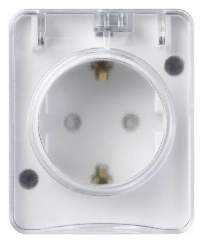 Розетка 1-м ОП AtlasDesign PROFI 16А IP54 250В заземл. защ. шторки бел. SE ATN540145