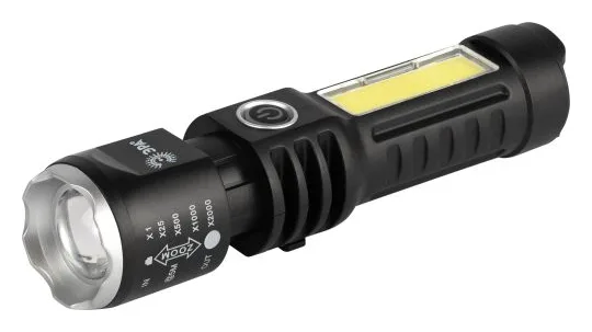 Фонарь светодиодный UA-403 универсальный аккумуляторный 5Вт LED+3Вт COB оптический Zoom 4 режима USB type-C Эра Б0069805