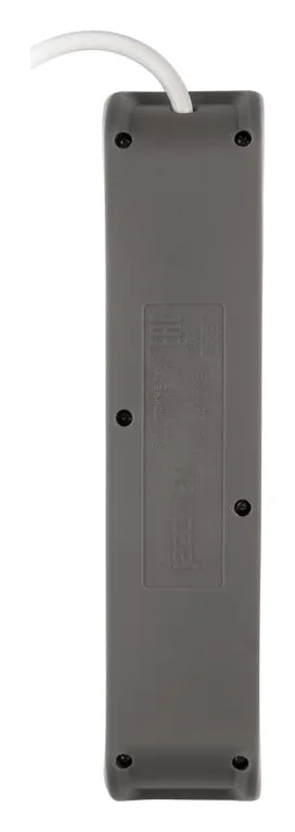 Удлинитель 4х3м с заземл. с выкл. бел. ET-04-300W (4х3.0) JAZZway 5051812