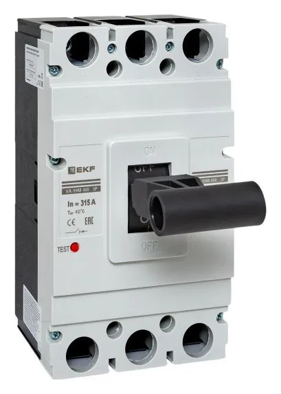 Выключатель автоматический 3п 400/315А 42кА ВА-99М PROxima EKF mccb99-400-315m