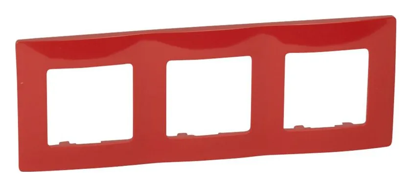 Рамка 3-м СП Etika IP20 красн. IEK 672533