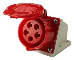 Розетка стационарная ОП PPC 125 32А 5п 3PPEN 380В IP44 JazzWay 5072732