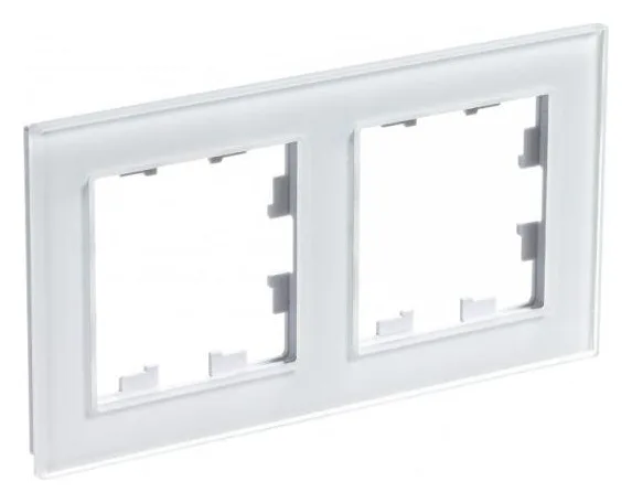 Рамка 2-м AtlasDesign Nature стекло бел. SE ATN320102