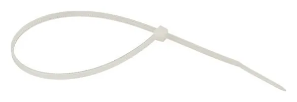 Хомут кабельный 2.5х200 нейл. бел. (уп.100шт) EKF plc-c-2.5x200