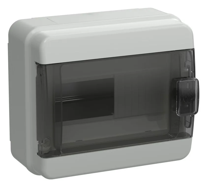 Корпус КМПн-8 TEKFOR IP65 черн. прозр. дверь пластик. IEK TF5-KP72-N-08-65-K03-K02
