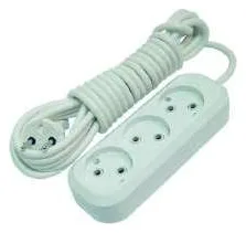 Удлинитель 3х5м без заземл. 10А IP20 Makel MGP124