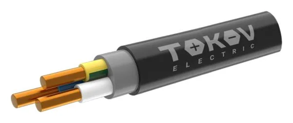 Кабель TOKOV ELECTRIC ППГнг(А)-HF 3х2.5 ОК (N PE) 0.66кВ (м) ТХМ00409114