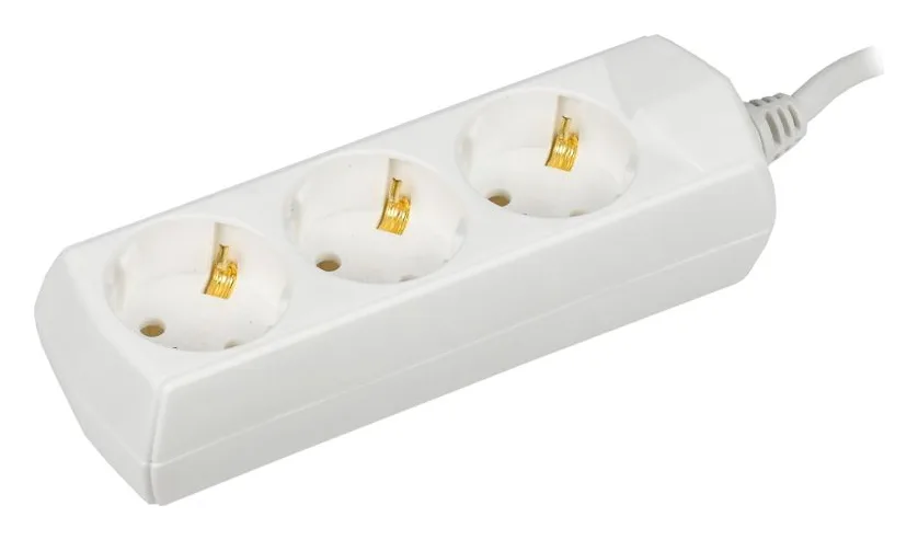 Удлинитель 3х3м с заземл. 10А IP20 У03 2P+PE 250В 3х1 GENERICA WYP10-10-03-03-Z-G