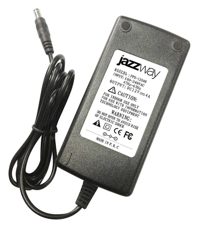 Адаптер 48Вт (12В 4A) JazzWay 1005977