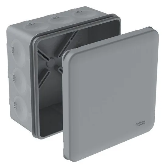 Коробка распределительная MultiBox IP66 100х100х50 DIY (со стикером) сер. SE IMT351981