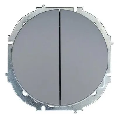 Выключатель 2-кл. СП OSEN 10А IP20 механизм сер. матов. LEZARD 743-7488-101