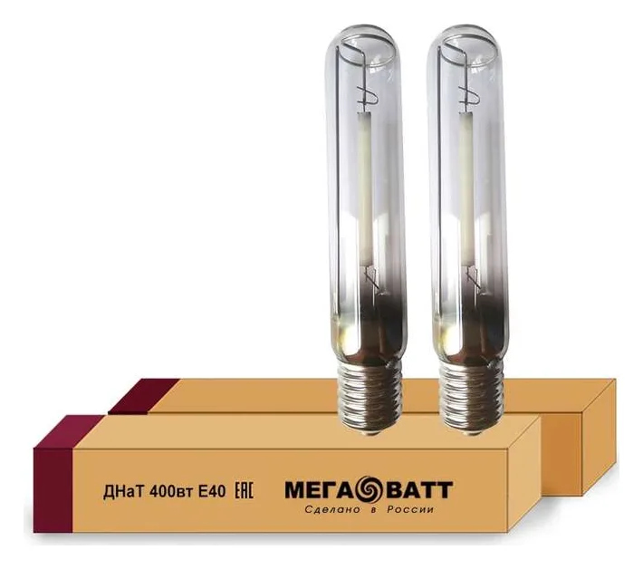 Лампа газоразрядная натриевая ДНаТ 400 E40 (25) МЕГАВАТТ 02959