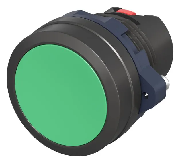 Головка кнопки плоская без фиксации зел. DKC M22P-FMGP
