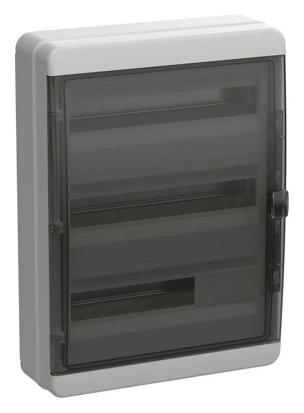 Корпус КМПн-54 TEKFOR IP65 черн. прозр. дверь пластик. IEK TF5-KP72-N-54-65-K03-K02