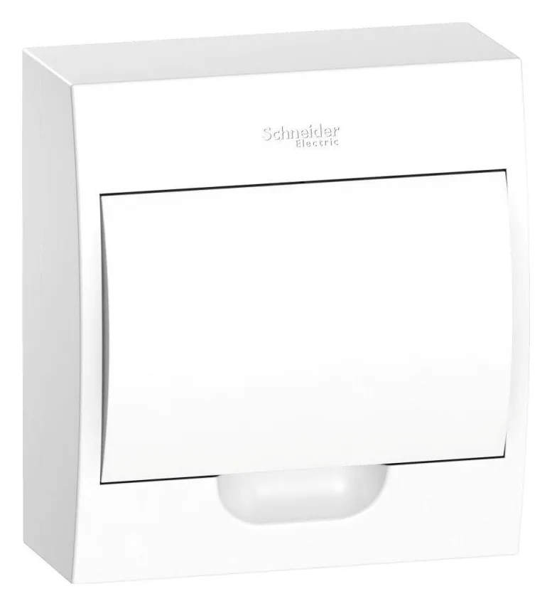 Бокс навесной ОП City9 Box 1 ряд 8мод IP40 IK07 63А 2 клеммы с бел. дверцей SE EZ9E108P2SRU