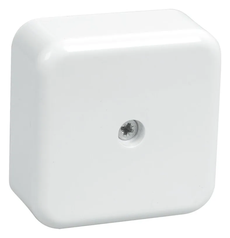 Коробка распаячная ОП 50х50х20 IP20 КМ41206-01 (4 клем. 3кв.мм) бел. IEK UKO10-050-050-020-K01