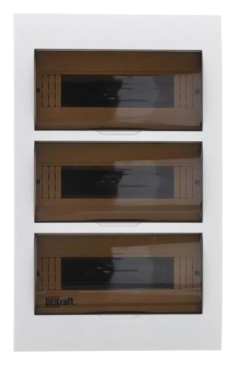 Корпус встраиваемый ЩРВ-П-36 50х36х10 36мод. IP41 пластик. DEKraft 31007DEK