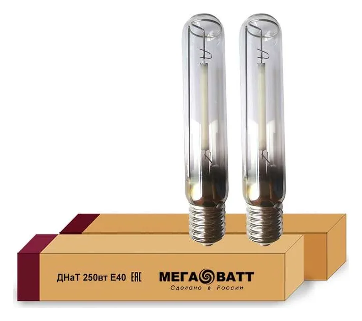 Лампа газоразрядная натриевая ДНаТ 250 E40 (25) МЕГАВАТТ 02942