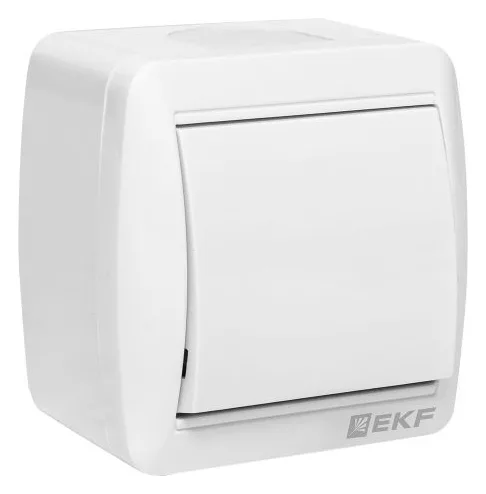 Выключатель ОП Владивосток 10А IP54 бел. PROxima EKF EQR16-021-30-54