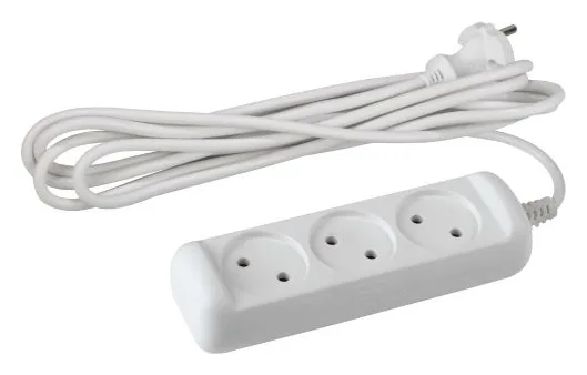 Удлинитель 3х5м без заземл. 10А IP20 U-3-5m-2х1 ПВС 2х1 Эра Б0028356