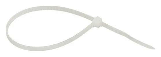 Хомут кабельный 3.6х200 нейл. бел. (уп.100шт) EKF plc-c-3.6x200
