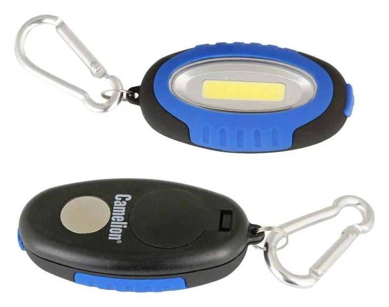 Фонарь-мини LED267-1 2XCR2032 пласт.; магнит подвес; блист.-пакет Camelion 12203
