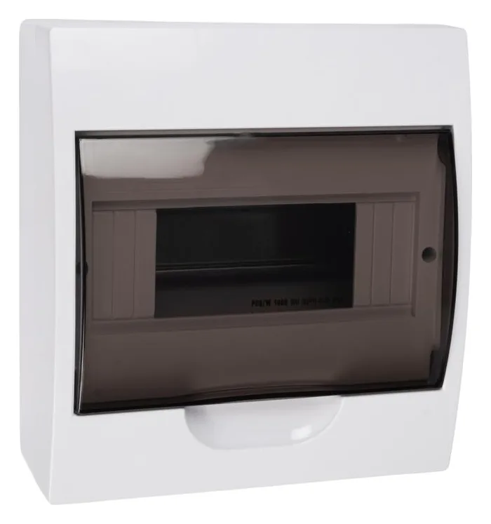 Бокс модульный накладной PDB/W 1008 WH (ЩРН-П- 8) IP41 пластик. JazzWay 5071667