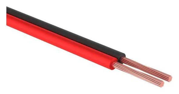 Кабель Stereo 2х0.75 красн./черн. (уп.10м) Rexant 01-6104-3-10