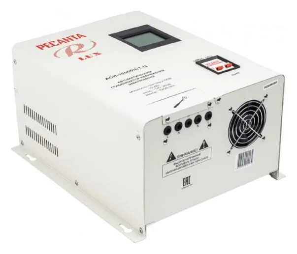 Стабилизатор напряжения АСН-10000 Н/1-Ц Lux 1ф 10кВт IP20 Ресанта 63/6/18