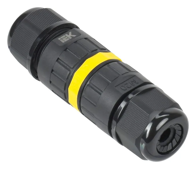 Коннектор кабельный герметичный WTP-102 3 PIN IP68 IEK UWC10-I-024-3-68