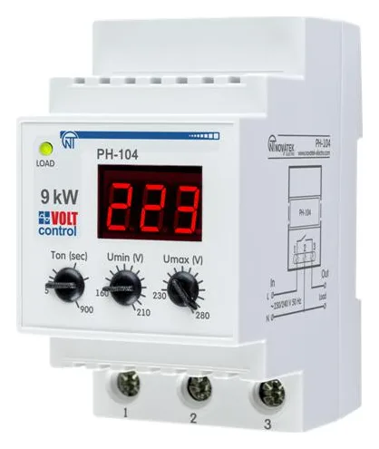 Реле напряжения РН-104 1ф НовАтек-Электро 3425600114