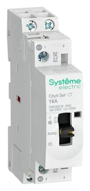 Контактор 2п City9 Set 2НО 16А AC 230В-230В SE C9C32216