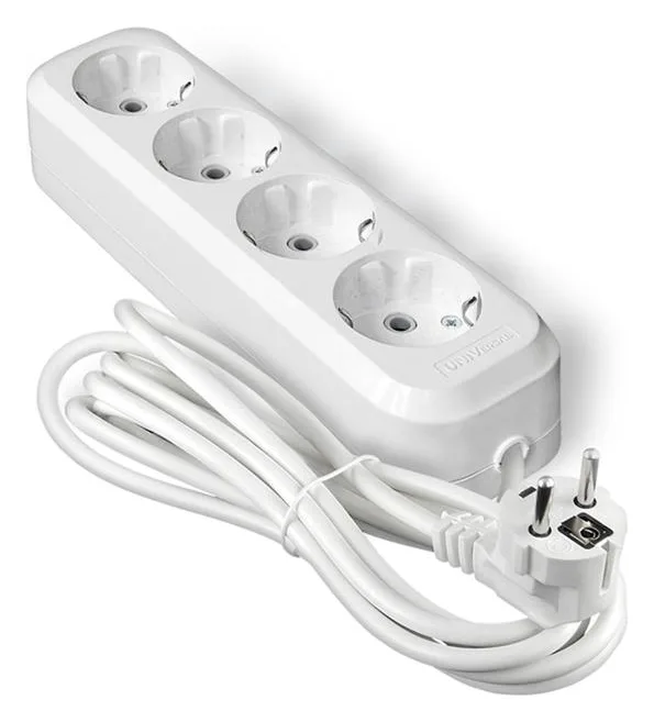 Удлинитель 4х3м с заземл. 10А IP20 У10-555 ПВС 3х0.75 UNIVersal 555-03