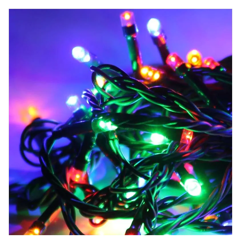 Гирлянда светодиодная 50LED провод 6.5м 8 режимов мигания Космос KOC_GIR50LED_RGB