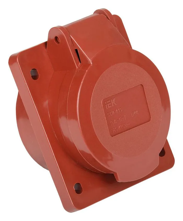 Розетка встраиваемая 16А 3P+E+N 380В IP44 ССИ-415 IEK PSR42-016-5