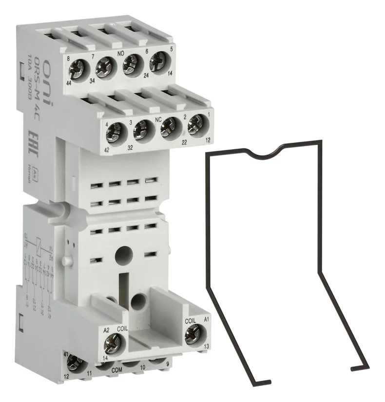 Розетка ORS-M для реле ORM 4C ONI ORS-M-1-4-G