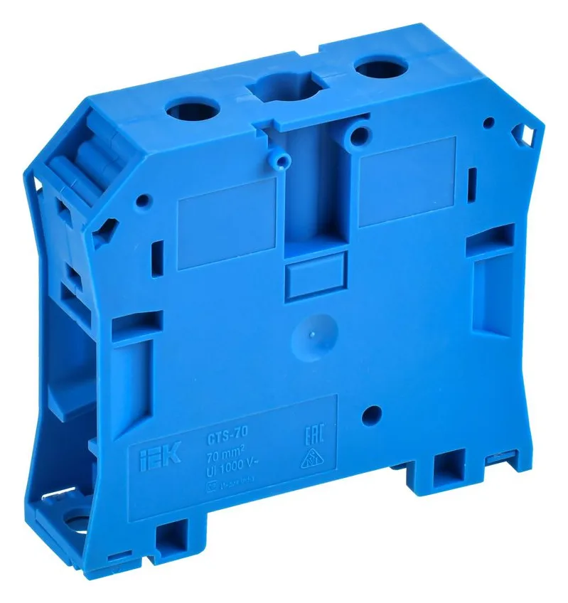 Колодка клеммная CTS ARMAFIX 70кв.мм син. IEK YCT10-00-K07-070