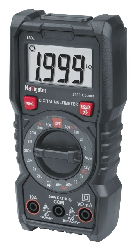 Мультиметр 95 765 NMT-Mm-830L цифровой Navigator 95765