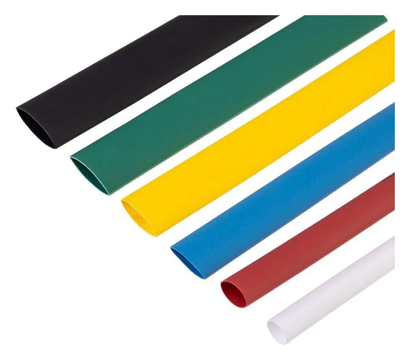 Набор трубок термоусадочных №3 MULTICOLOR ТУТ нг (уп.13шт по10см) Rexant 29-0103