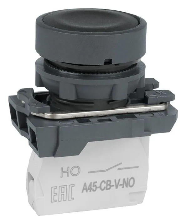 Кнопка OptiSignal D22 C5-P-210 черн. пластик 1НО XB5AA21 КЭАЗ 332180