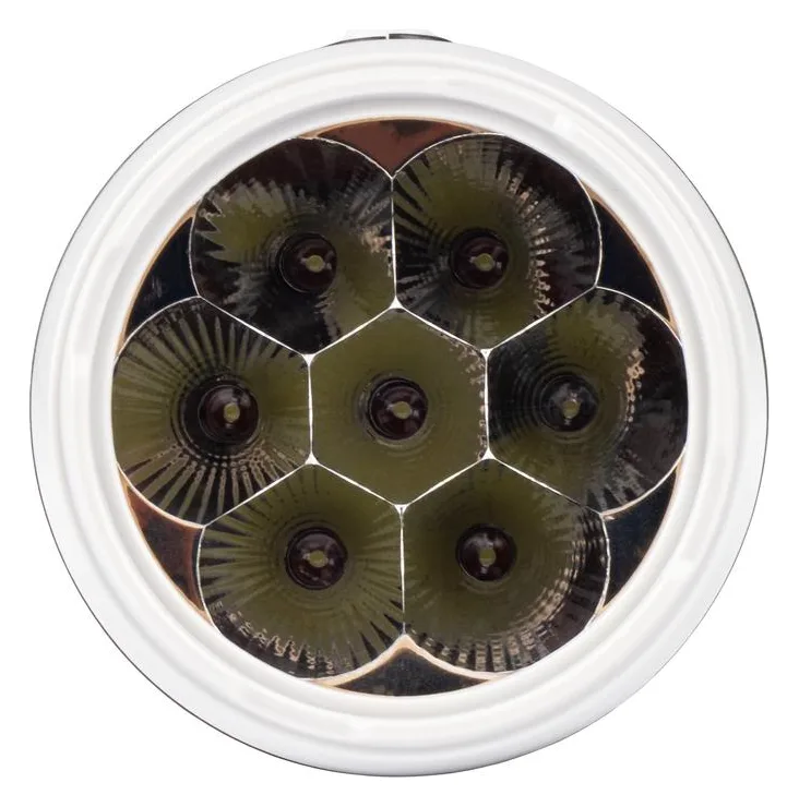 Фонарь аккумуляторный ручной AccuF2-L07-bk 7LED 2 режима: 100проц./25проц. аккум. 0.4А.ч выдвижная вилка индикатор зарядки черн. ФАZА 5000810