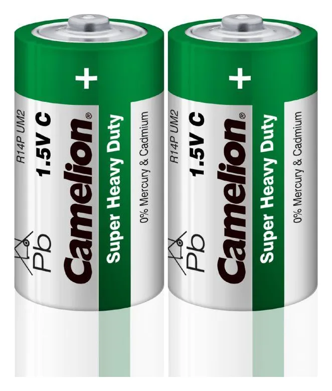 Элемент питания солевой C/R14 R14P-SP2G 1.5В SR-2 (уп.2шт) Camelion 1661