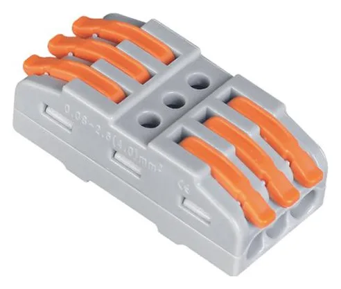 Клемма монтажная СМК PTC-3P 4233 450В 32А 0.08-2.5(4.0)кв.мм JazzWay 5073944